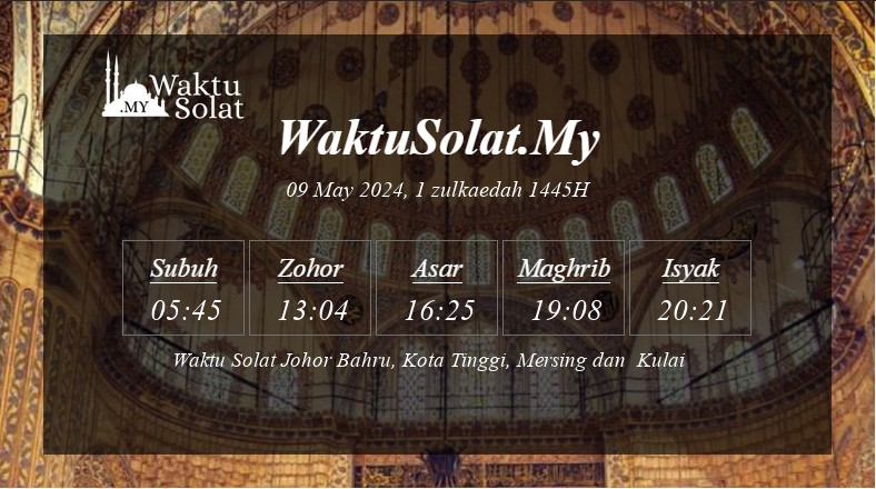 Waktu Solat Asar Kelantan - Jadual kelantan doa islam, subuh, tengah